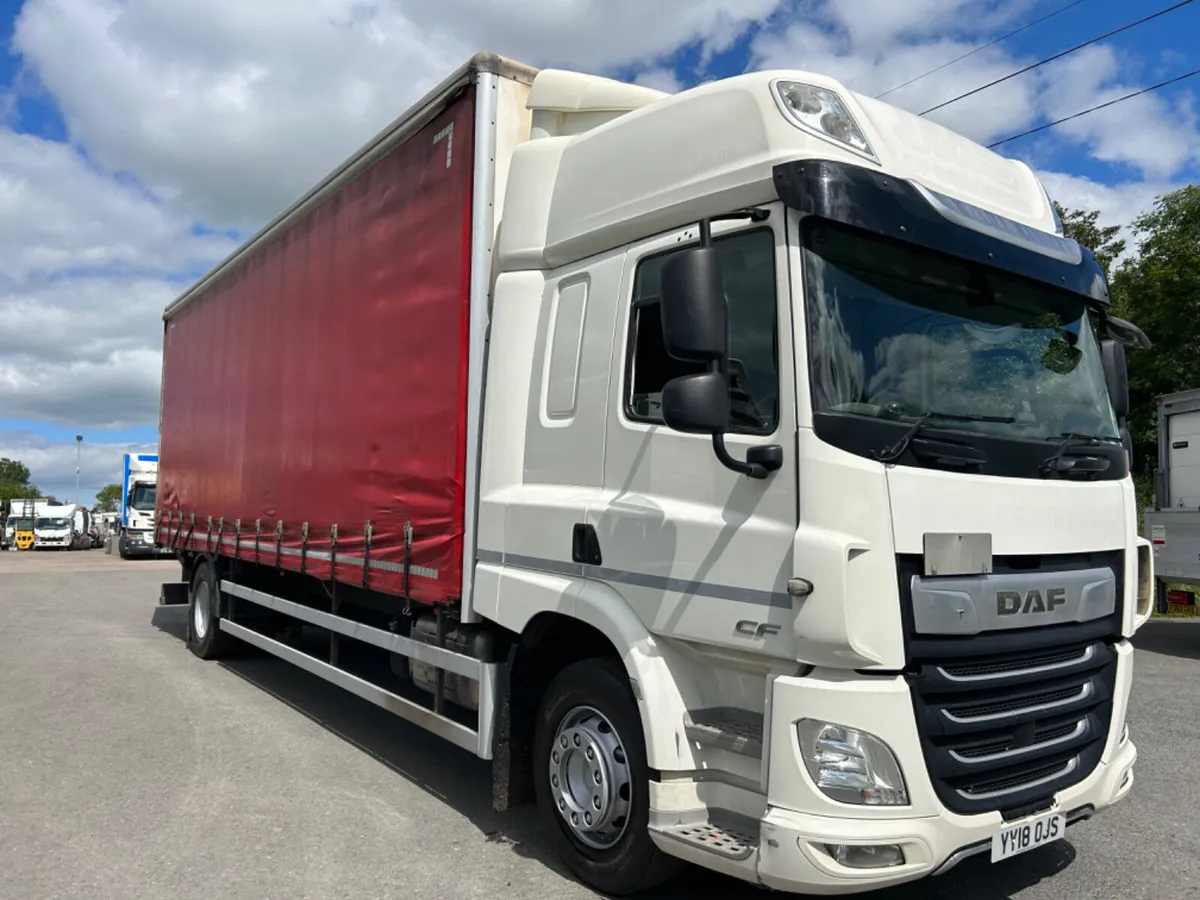 2018 Daf cf260 18 ton 28ft Curtainsider tail lift - Image 3