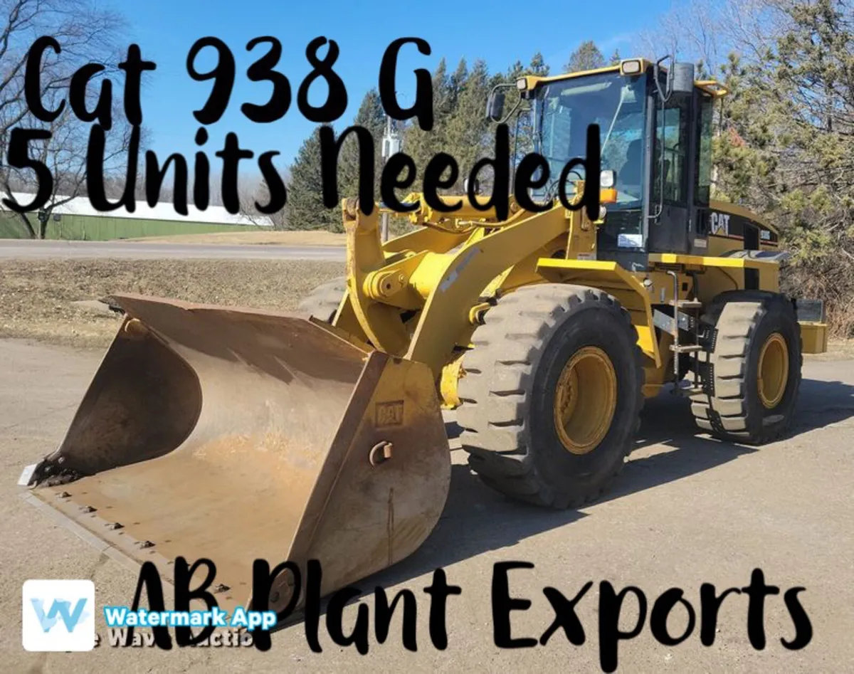 Caterpillar 938G four units neeeded