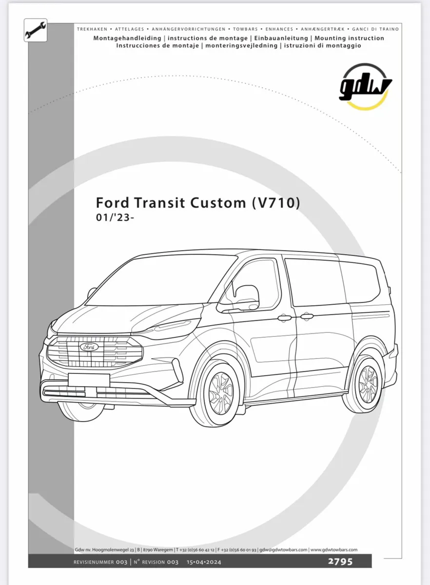 2024+ Ford custom towbars - Image 1