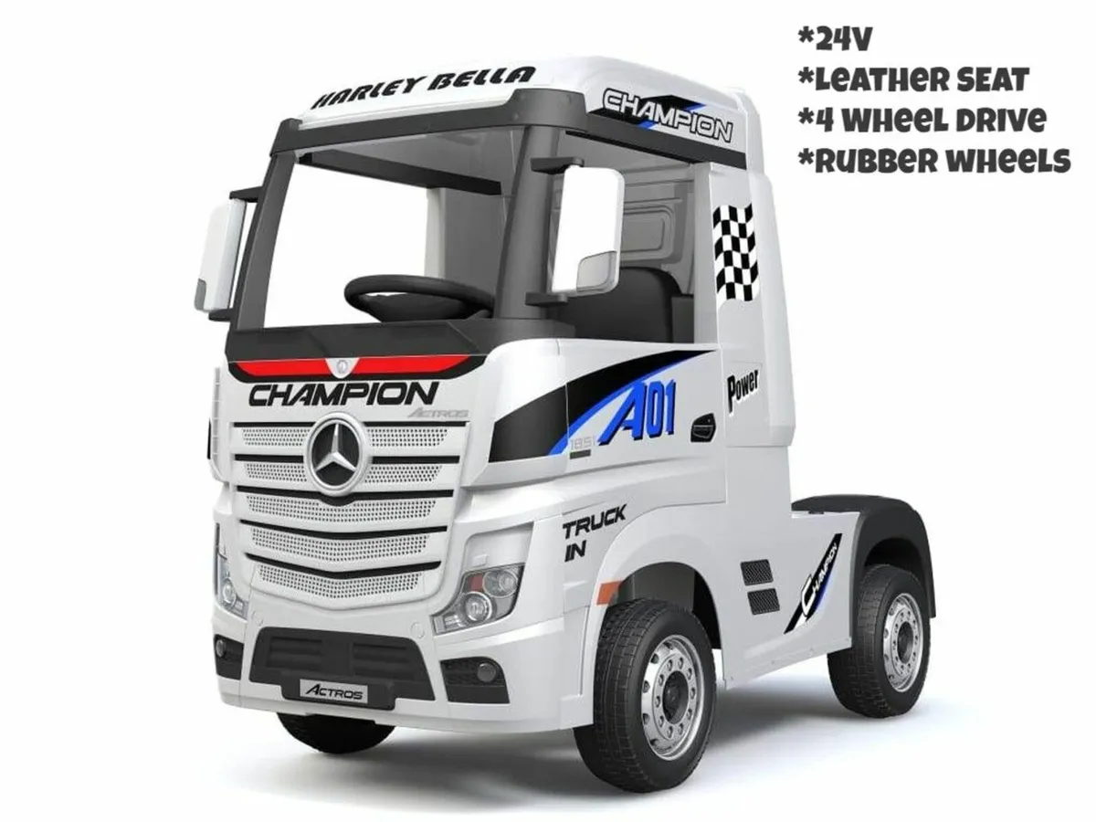 Licensed Mercedes Benz Actros 24V Electric Ride On - Image 1