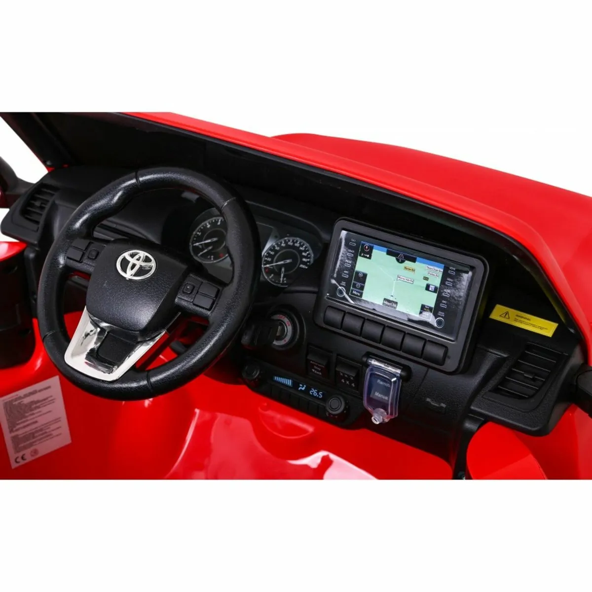 Toyota Hilux 12V Electric Ride On Jeep Red - Image 2