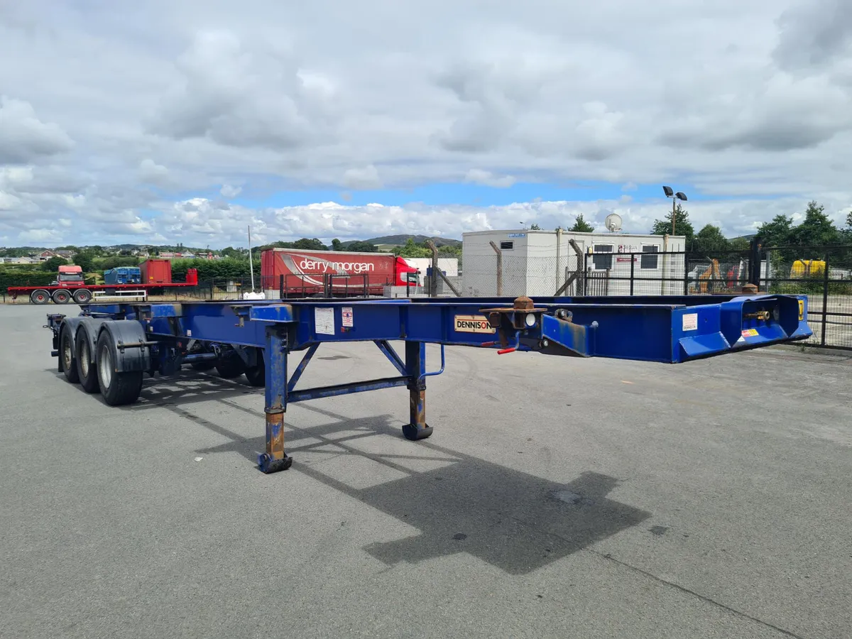 2008 DENNISON Sliding Skeletal Trailer - Image 1