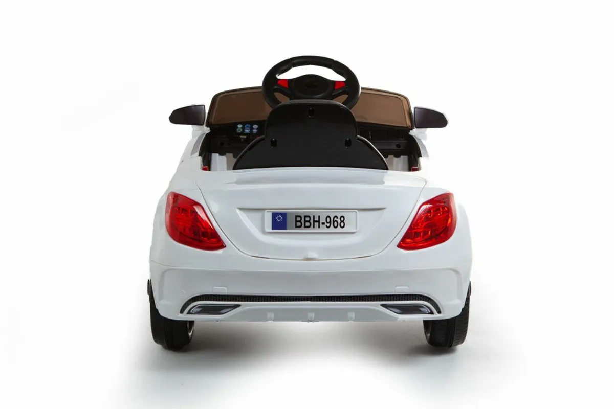 BMW Style Coupe 12V Electric Ride On Car White - Image 4