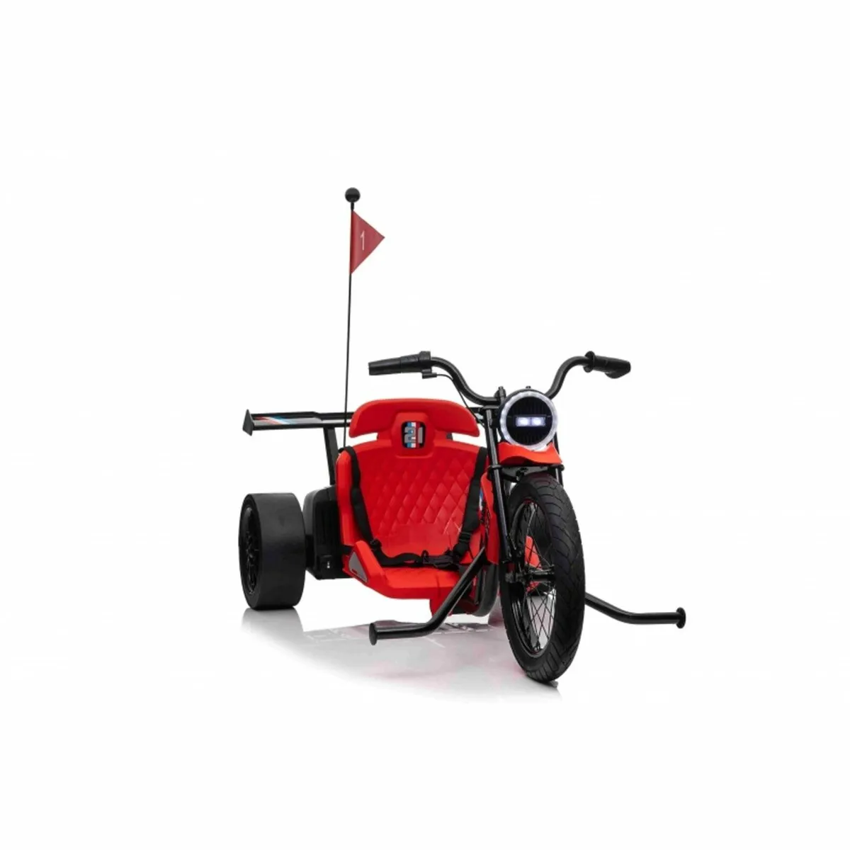 Drift 24V Electric Ride On Trike Red - Image 2