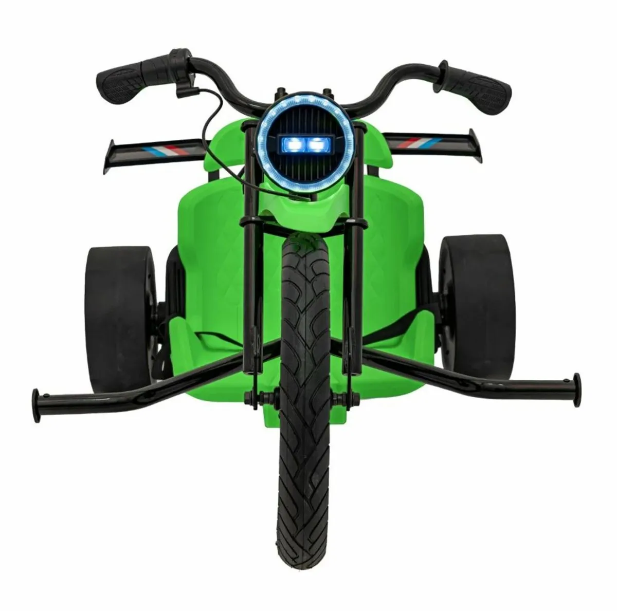 Drift 24V Electric Ride On Trike Green - Image 3