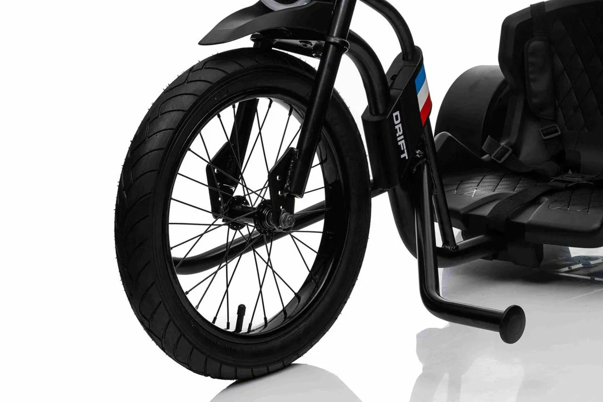 Drift 24V Electric Ride On Trike Black - Image 4