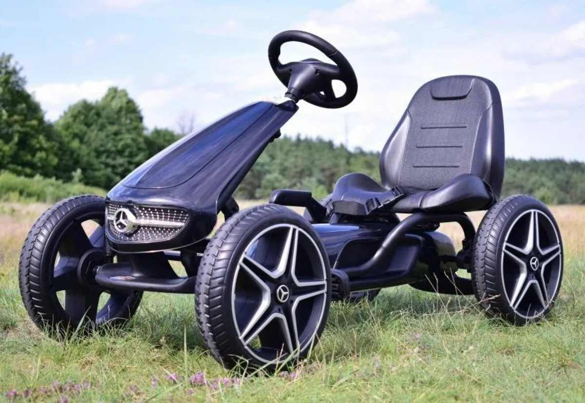 Mercedes Benz Stylish Go Kart Black - Image 2