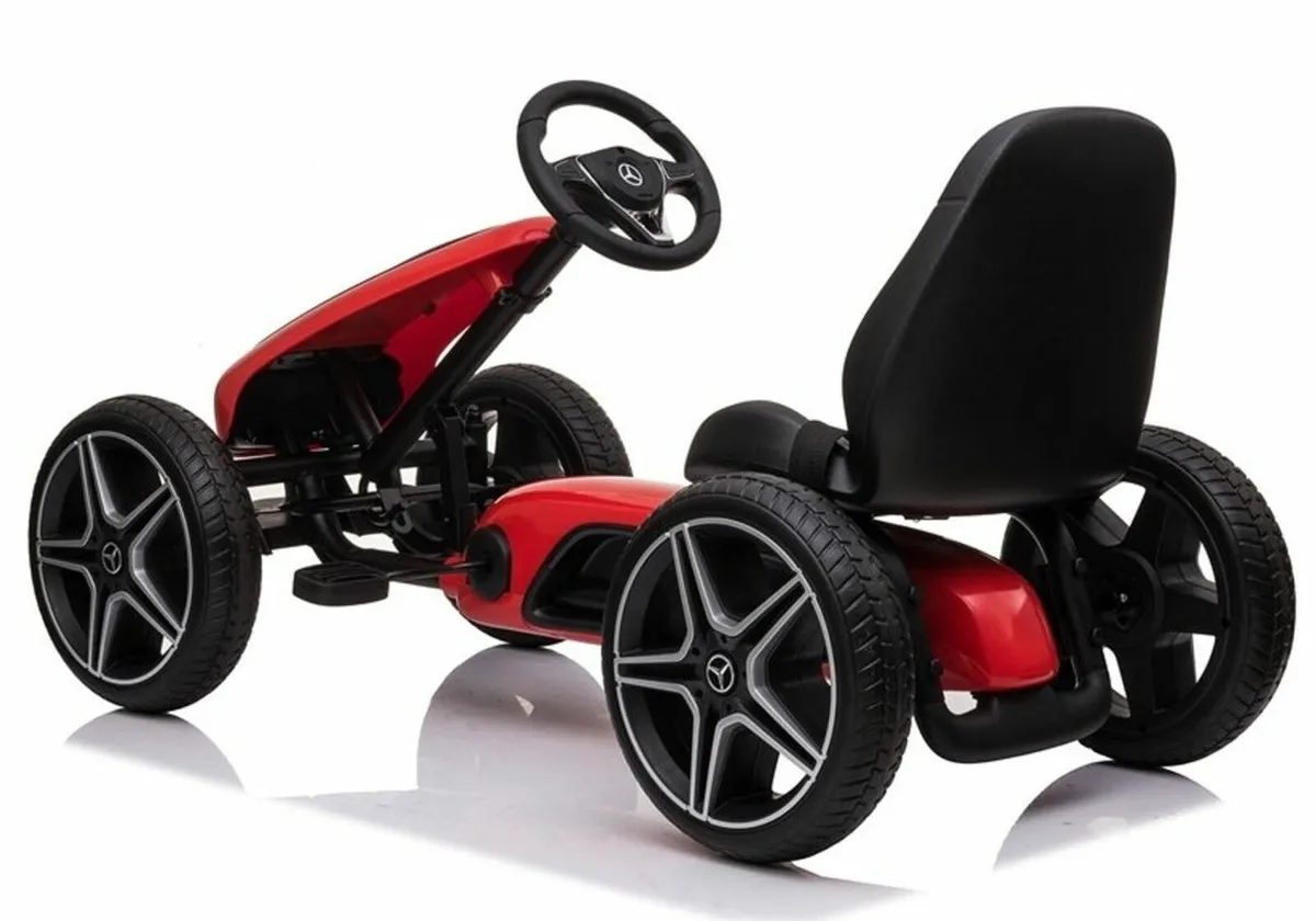 Mercedes Benz Stylish Go Kart Red - Image 3