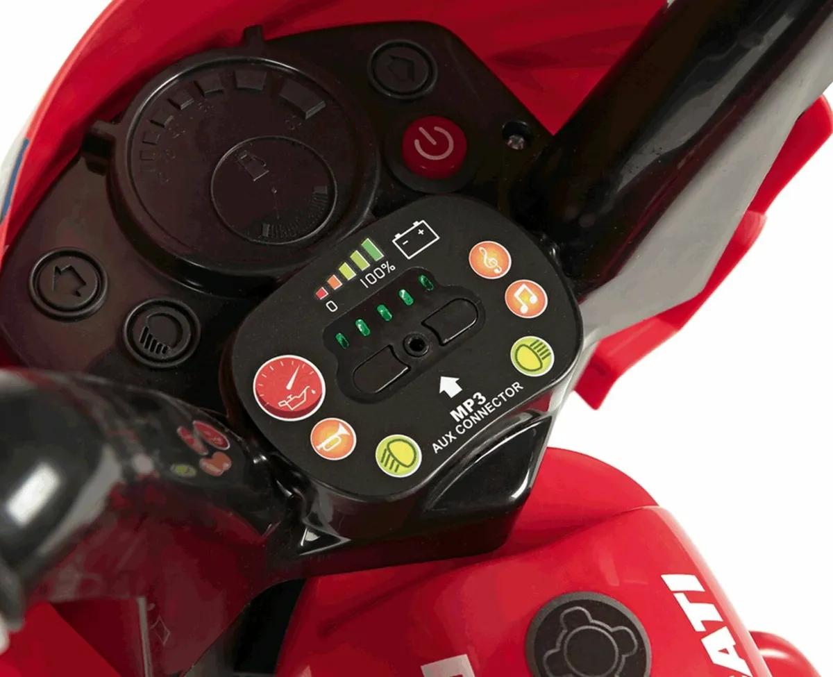 Peg Perego Ducati Mini Evo 6V Electric Ride On - Image 2