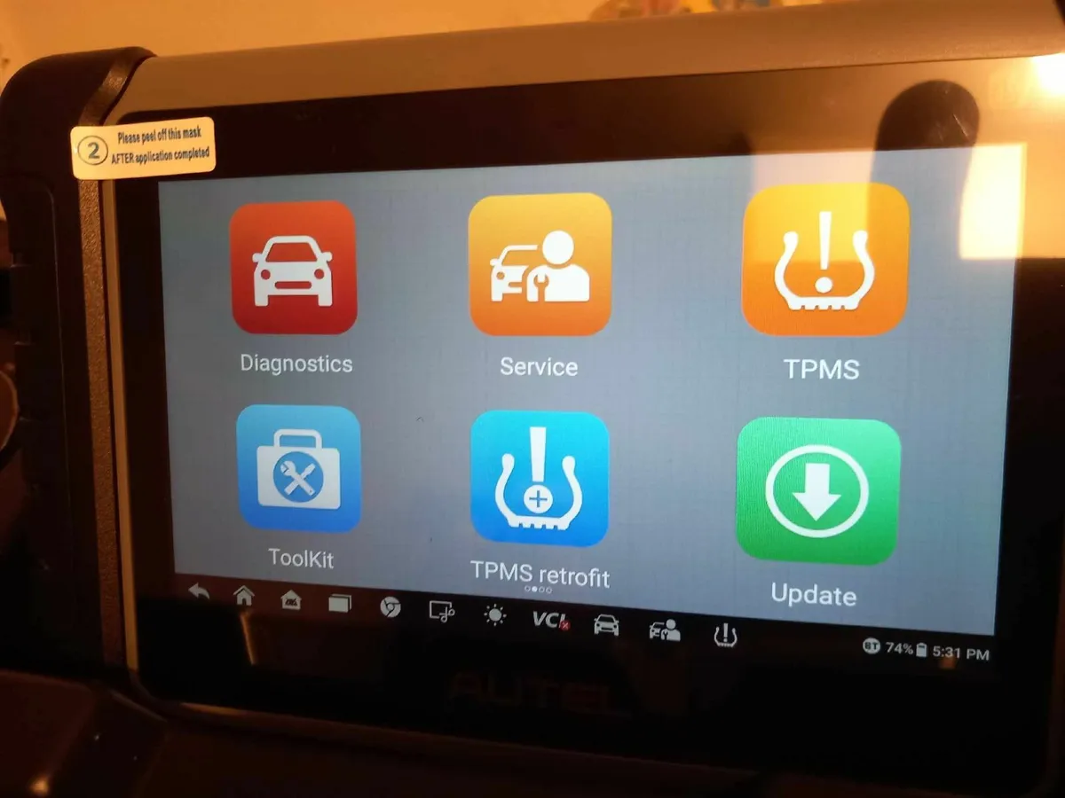 Autel Maxicom MK808S - TS diagnosis tablet OBD2 - Image 3