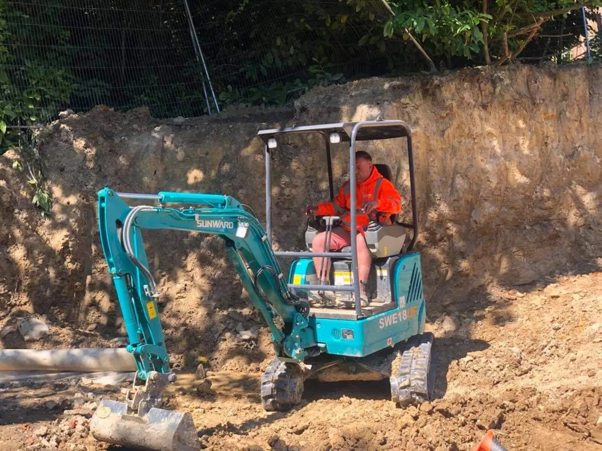 Sunward SWE 18UF Mini Excavator - Image 4