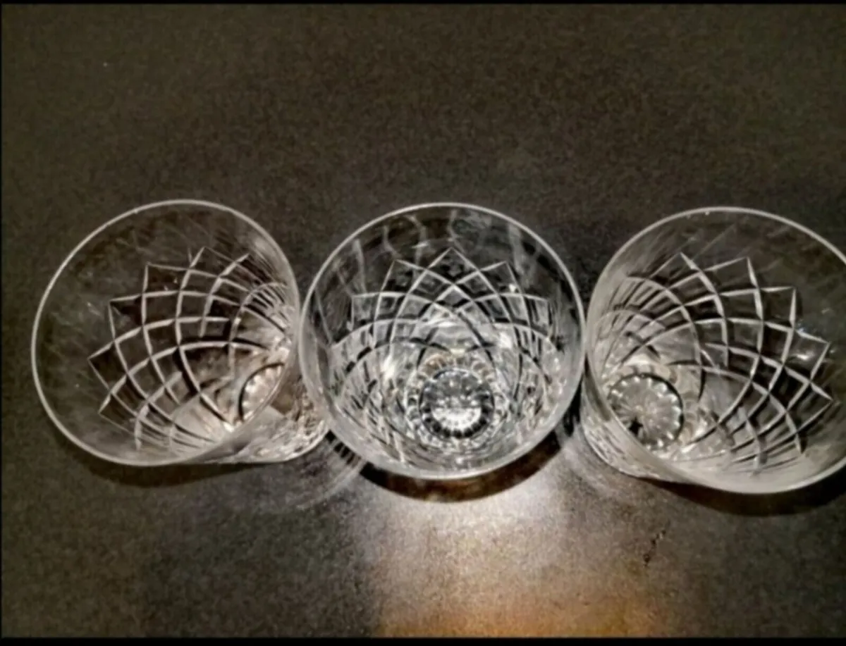 3 Waterford crystal Tyrone large tumbler - Image 2