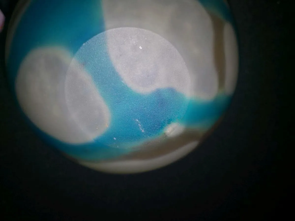 Unique very heavy handblown vase - Image 4