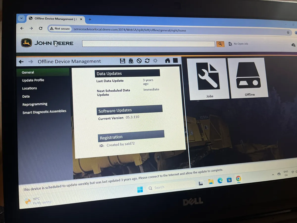 John Deere Service Advisor Diagnostic tool - Image 2