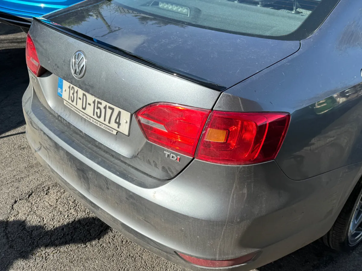 Vw jetta mk6 gli boot lip spoiler gloss Black - Image 2