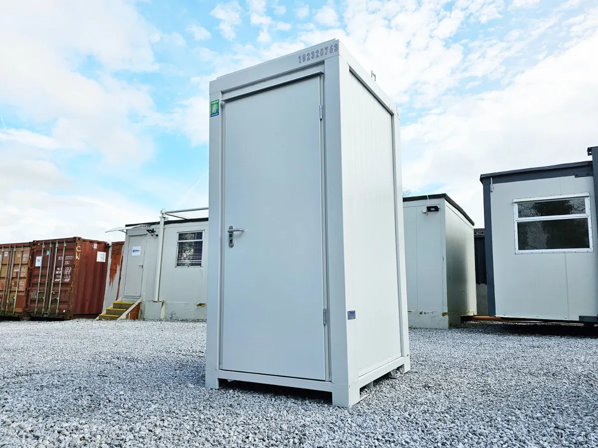 5ft Grey Toilet Block - Image 1