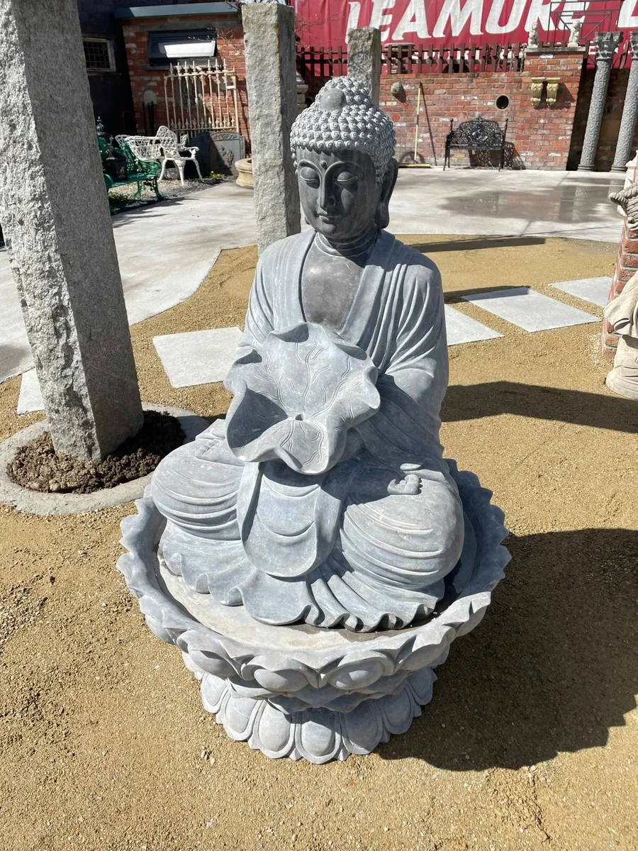 Buddha fountain black Marble - Image 2