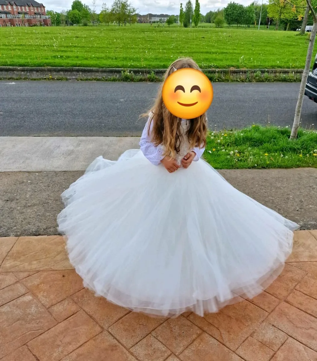 Communion dress age around 8 - 9 - Image 3
