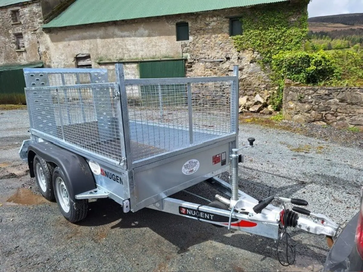 New Nugent GP 8'2" x 4'2"  2 Axle, 2000kg, Mesh - Image 2
