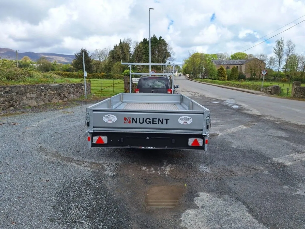 New Nugent 12'1" x 6'6" Flatbed, 2 Axle, Alum Fl - Image 3