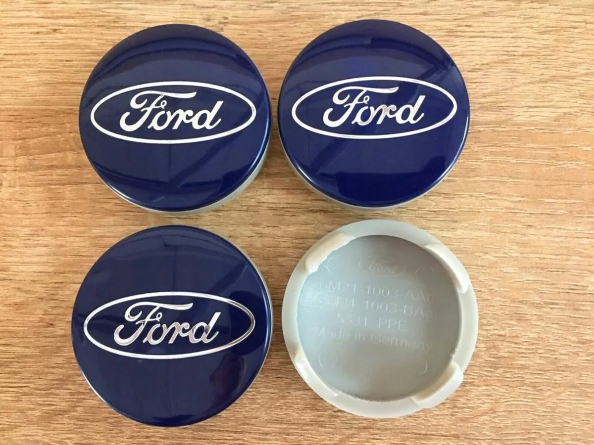 4 x Ford Alloy Wheel Centre Caps 54mm - Image 2