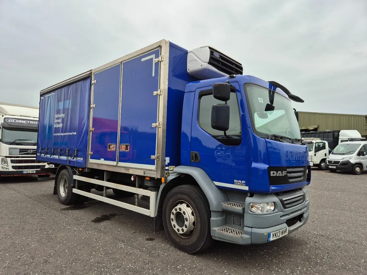 2013 Daf LF55.250 Fridge and Curtain body - Image 1