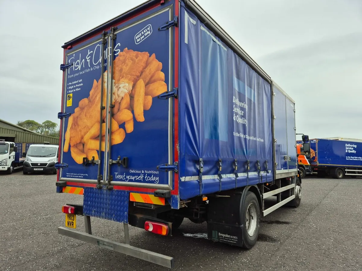 2013 Daf LF55.250 Fridge and Curtain body - Image 4