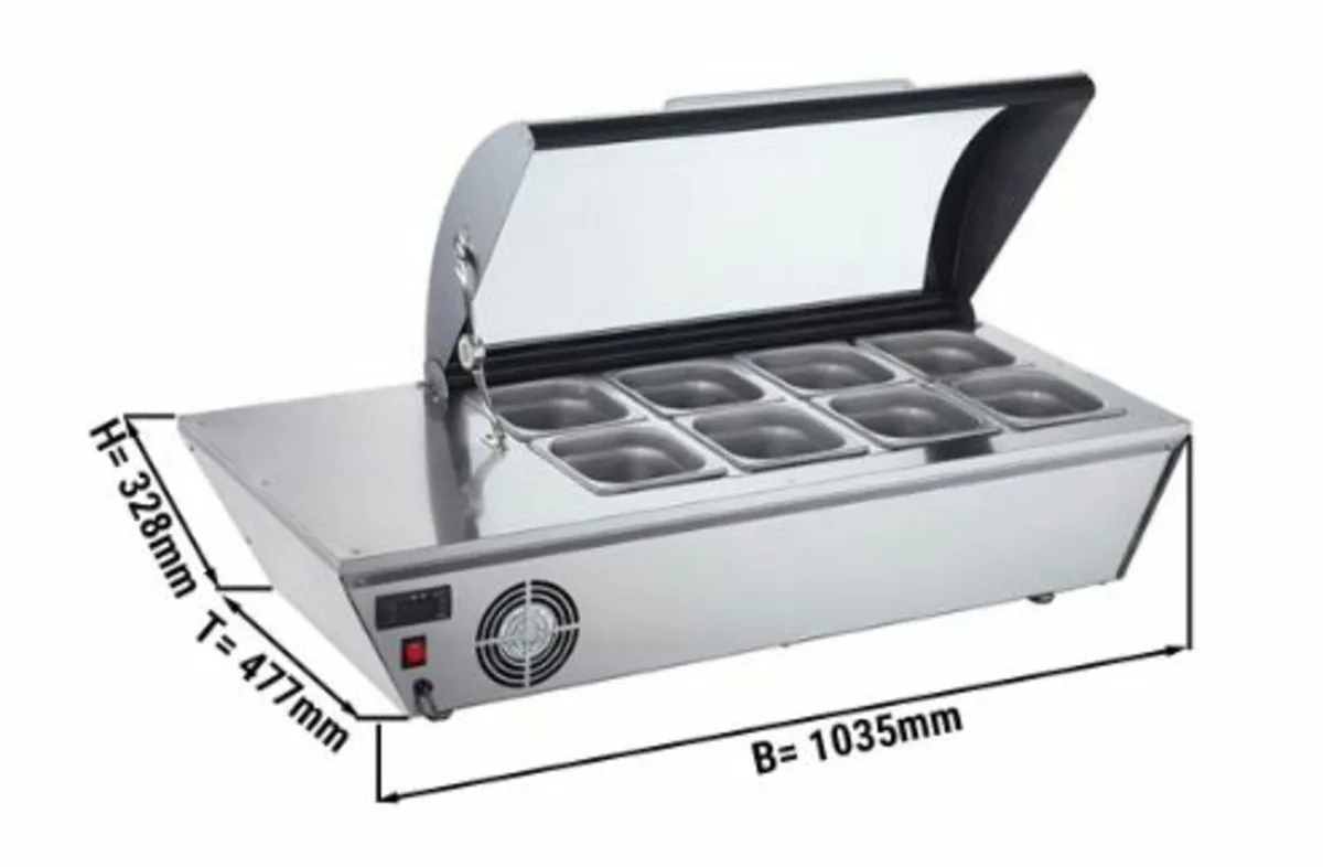 Ice Cream Toppings Display Fridge - Image 1