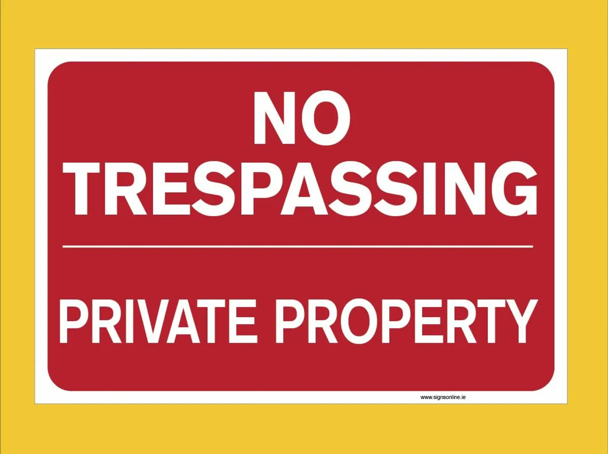 Private Property Signage | Free Delivery Available - Image 3