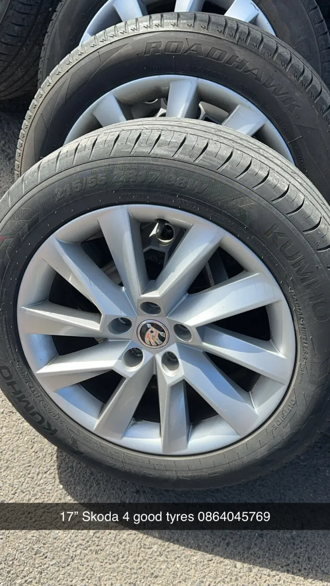 17” Skoda 5x112 used superb - Image 1
