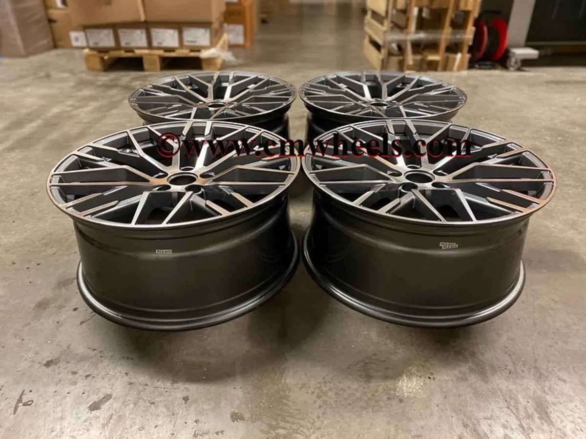 19 20" Audi Inch R8 V10 Wheels 5x112 A4 A5 A6 A7 - Image 3