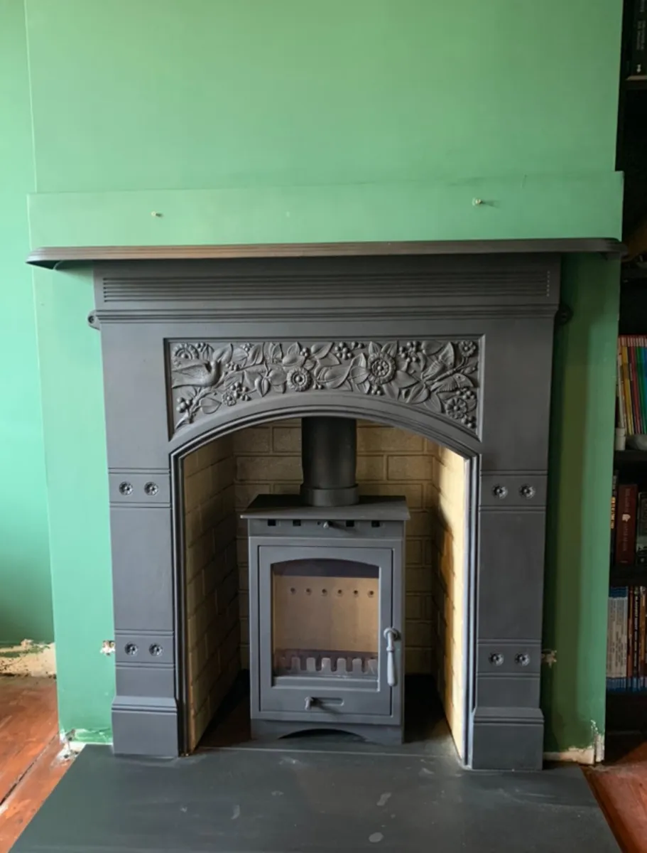 Antique marble , cast iron and timber fireplaces - Image 1