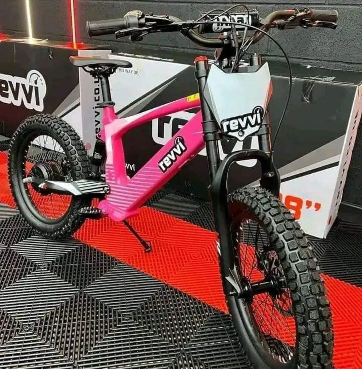 REVVI 18 ELECTRIC kids bike DELIVERY/EASY PAY - Image 4