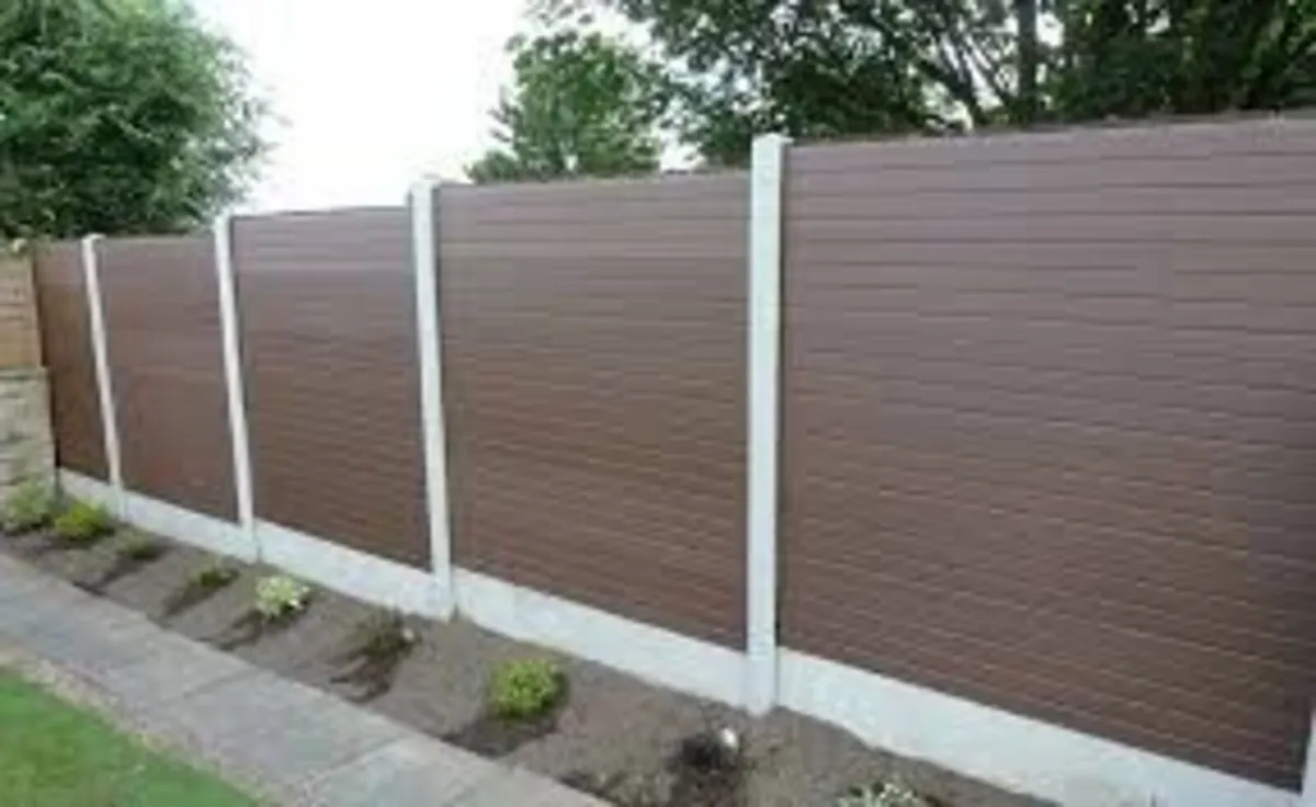 Composite fencing supplied or installed