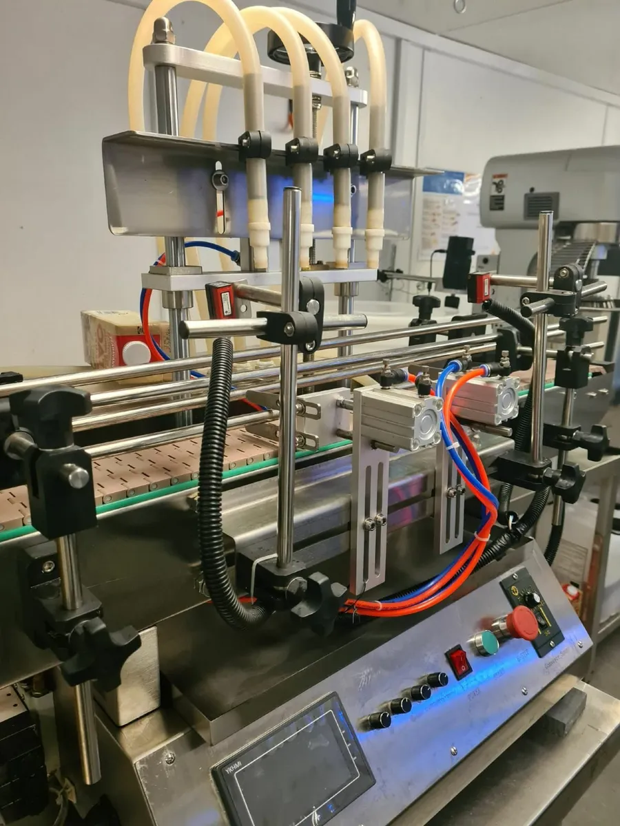 Liquid Production Line - Fill, Cap, Label, Date - Image 1