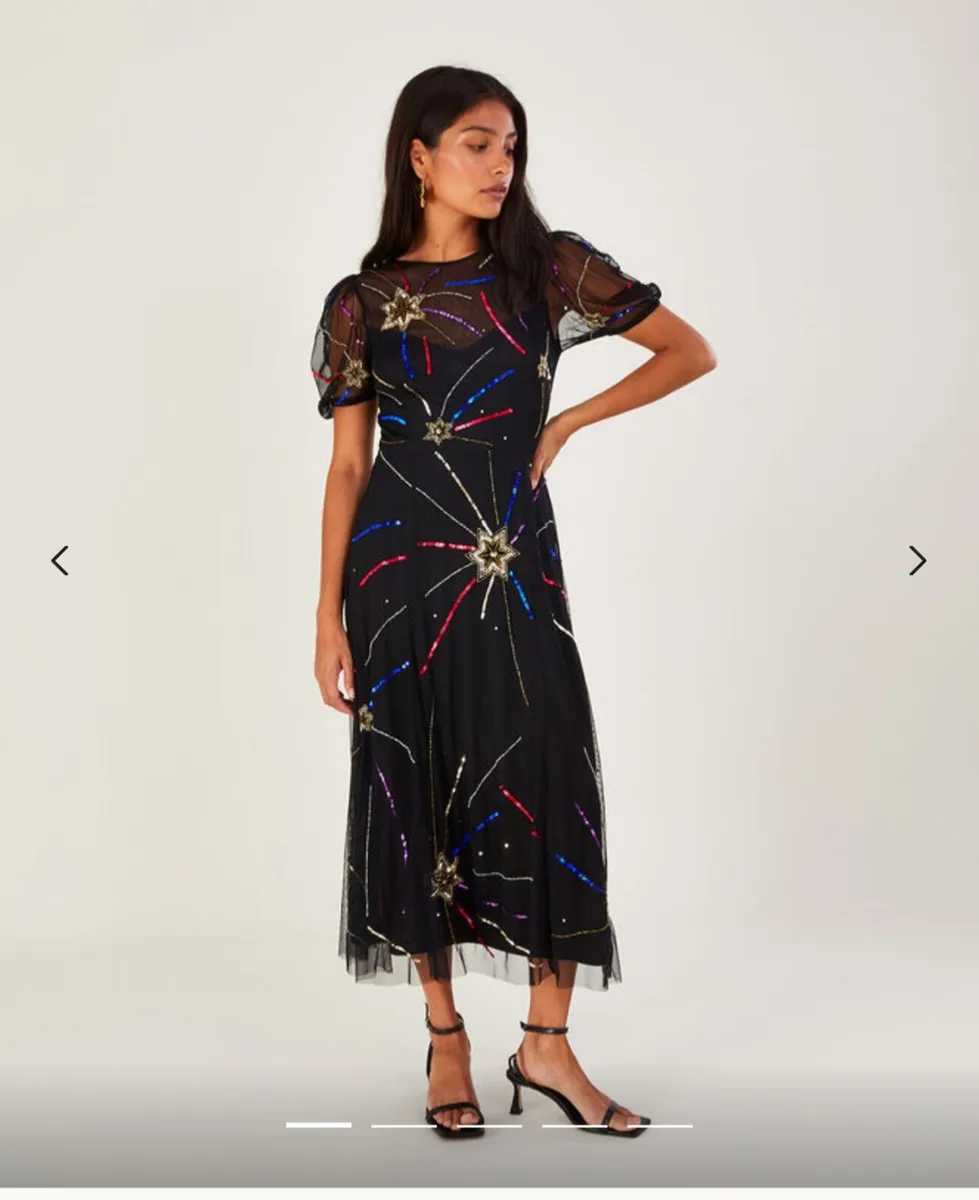 Monsoon dress - black BNWT - Image 2