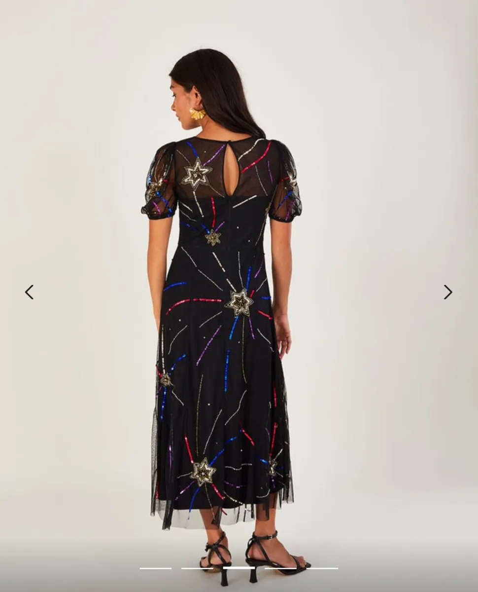 Monsoon dress - black BNWT - Image 3