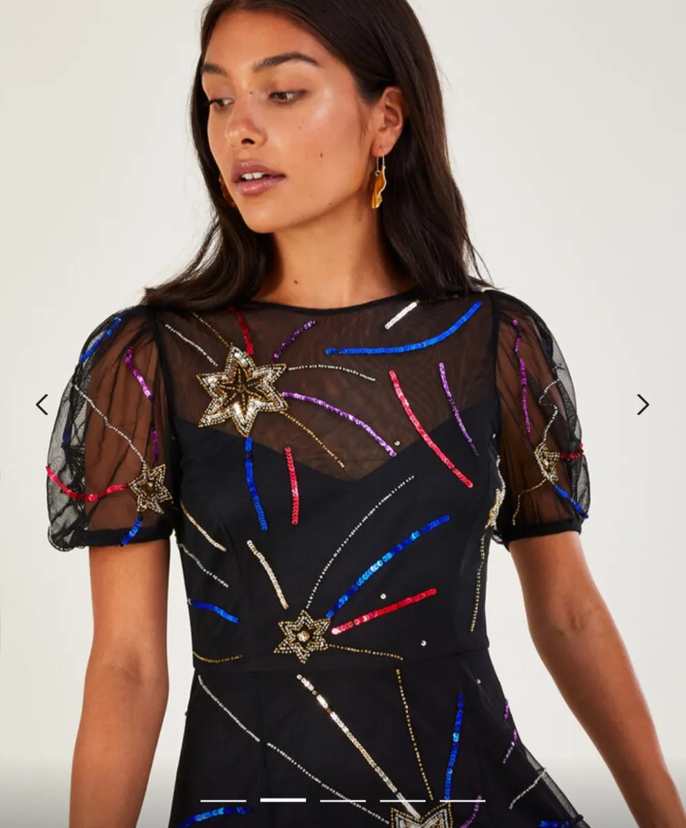 Monsoon dress - black BNWT - Image 4