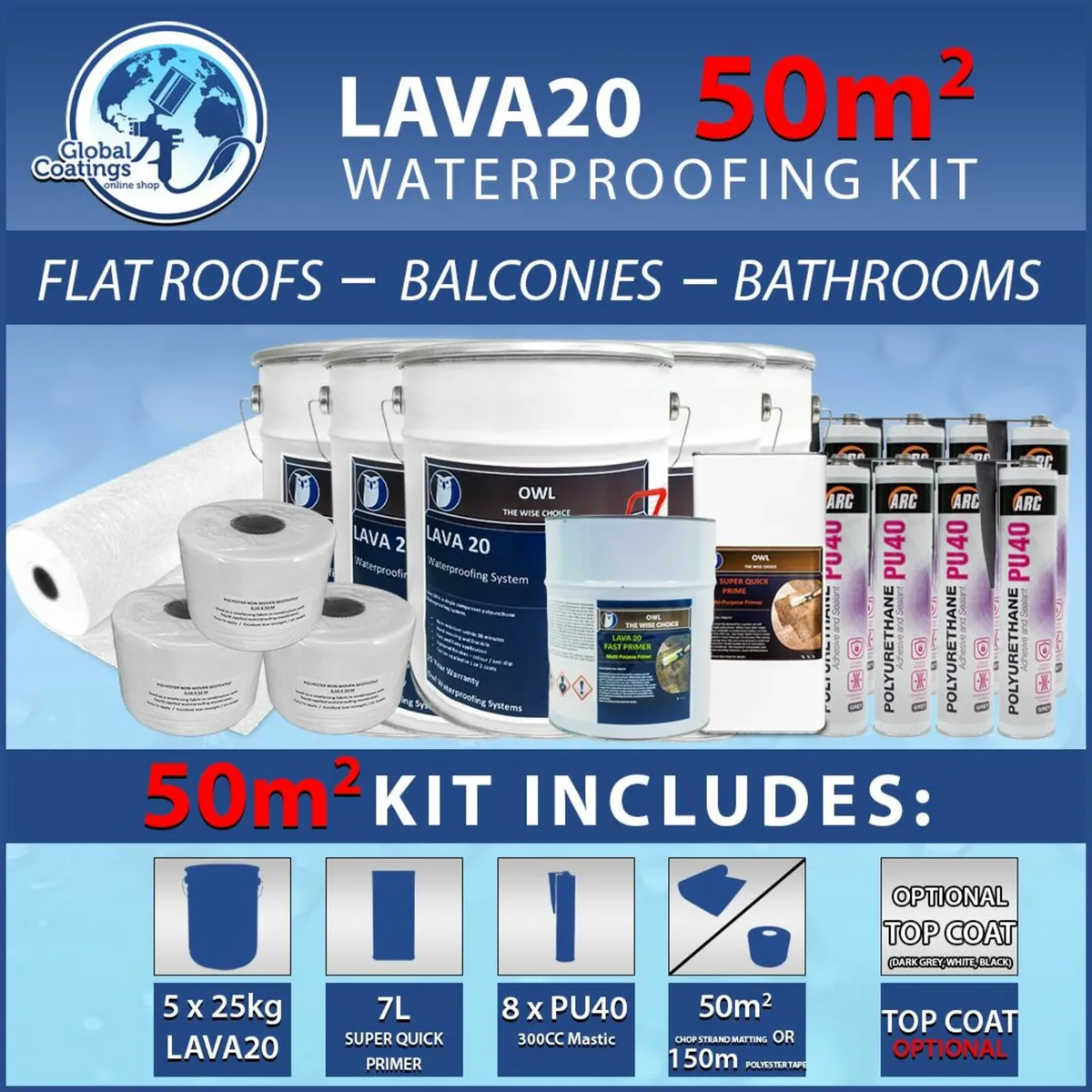 LAVA 20 Waterproofing Kit 50m2 - Image 1