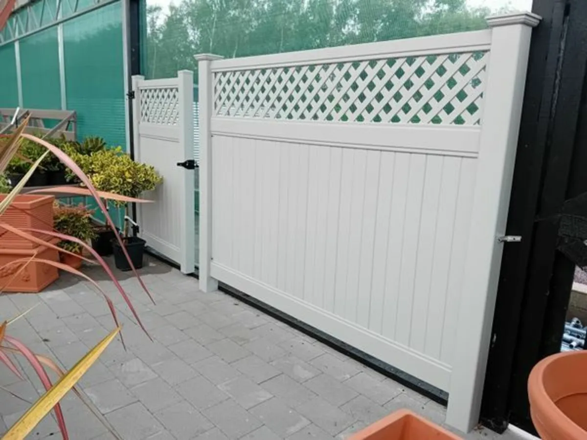 Durable Maintenance Free PVC Gates single double - Image 3