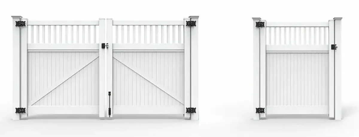 Durable Maintenance Free PVC Gates single double - Image 1