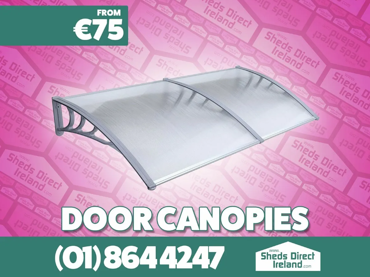 Door Canopies (4 Sizes Available) - Image 1