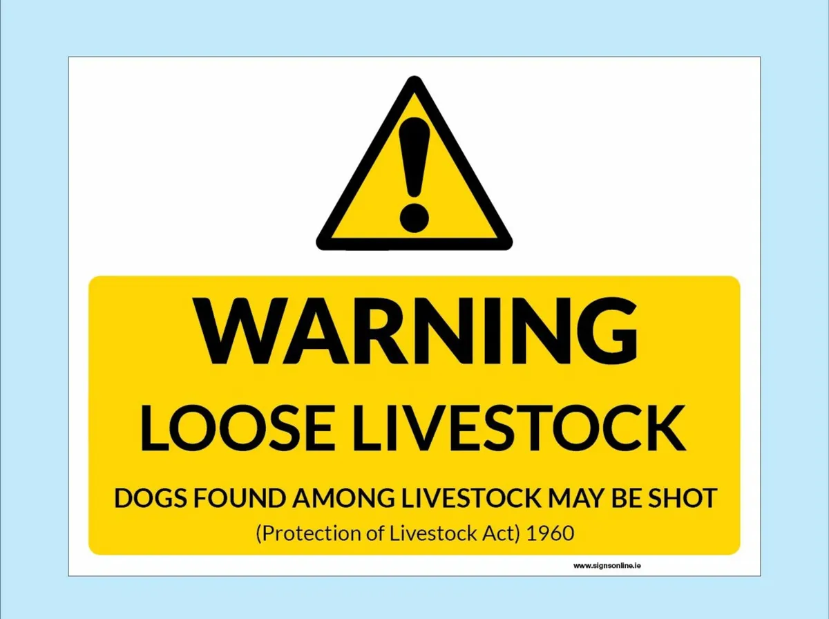 Help Protect Your Flock with Our Warning Signs - Image 1