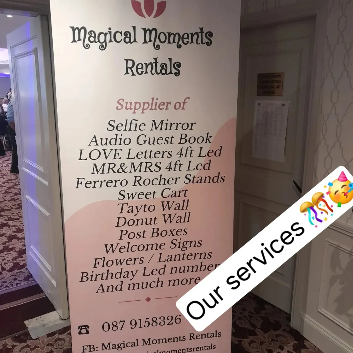 Wedding Led letters, Photobooth , tayto wall - Image 1