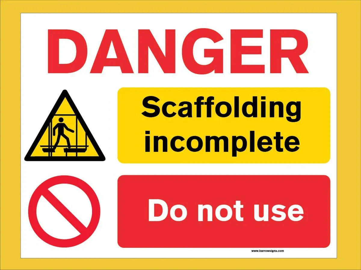 Working at Height Signage - Image 3