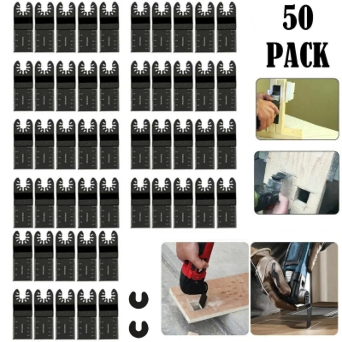 Multi Tool Blades – 50 Pack, 34mm - Image 1