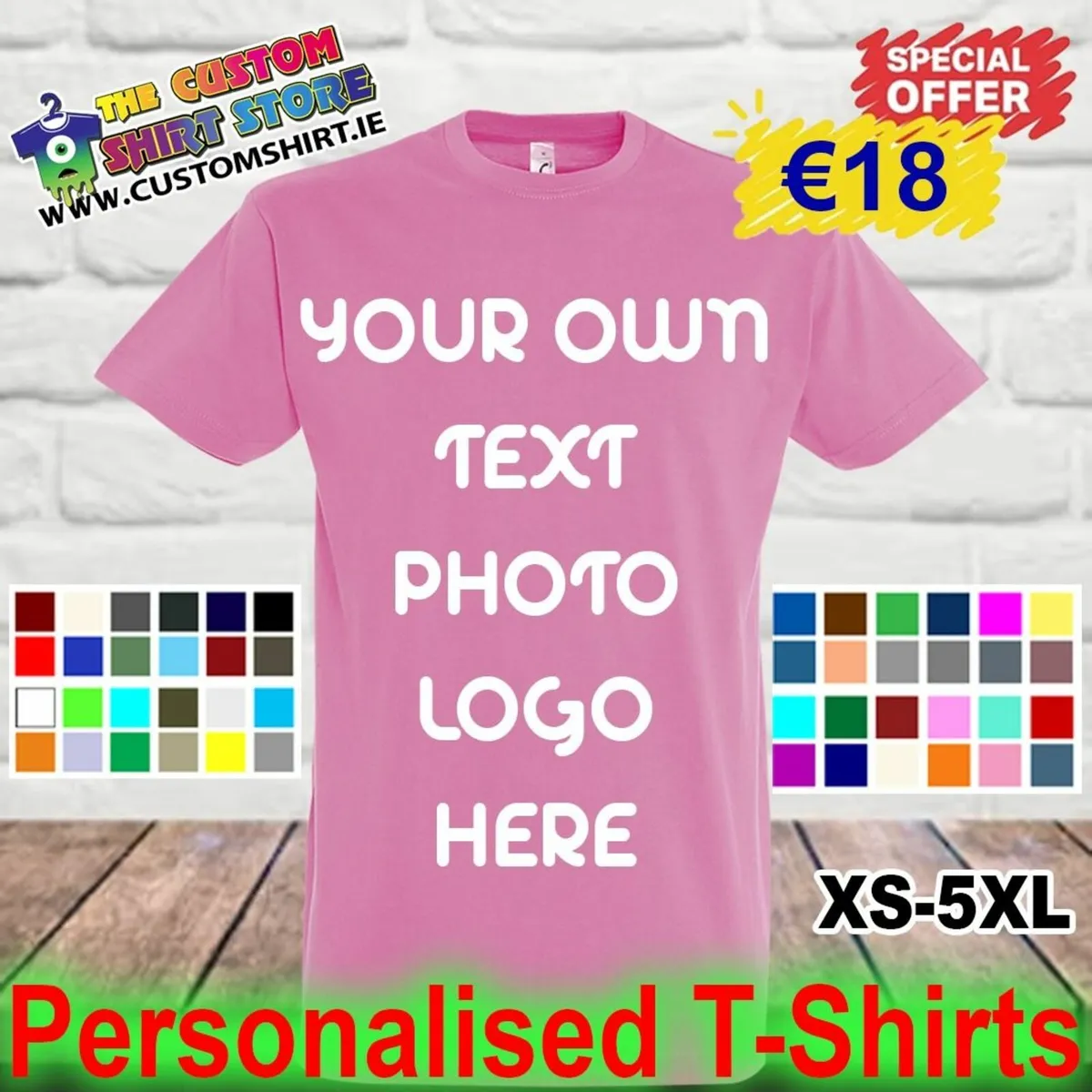 Personalised Tshirts - Image 1