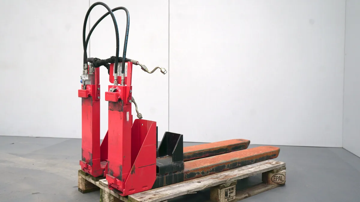 Bolzoni Reach Forks Forklift Attachment (#356) - Image 1