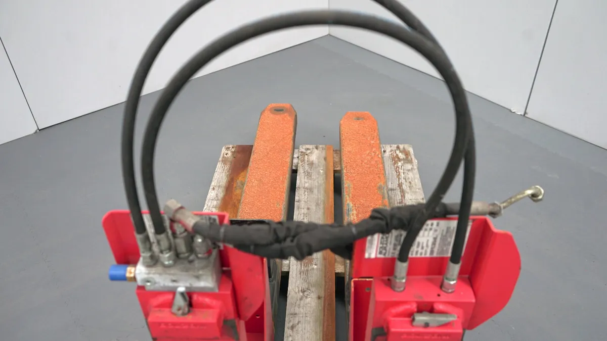 Bolzoni Reach Forks Forklift Attachment (#356) - Image 4