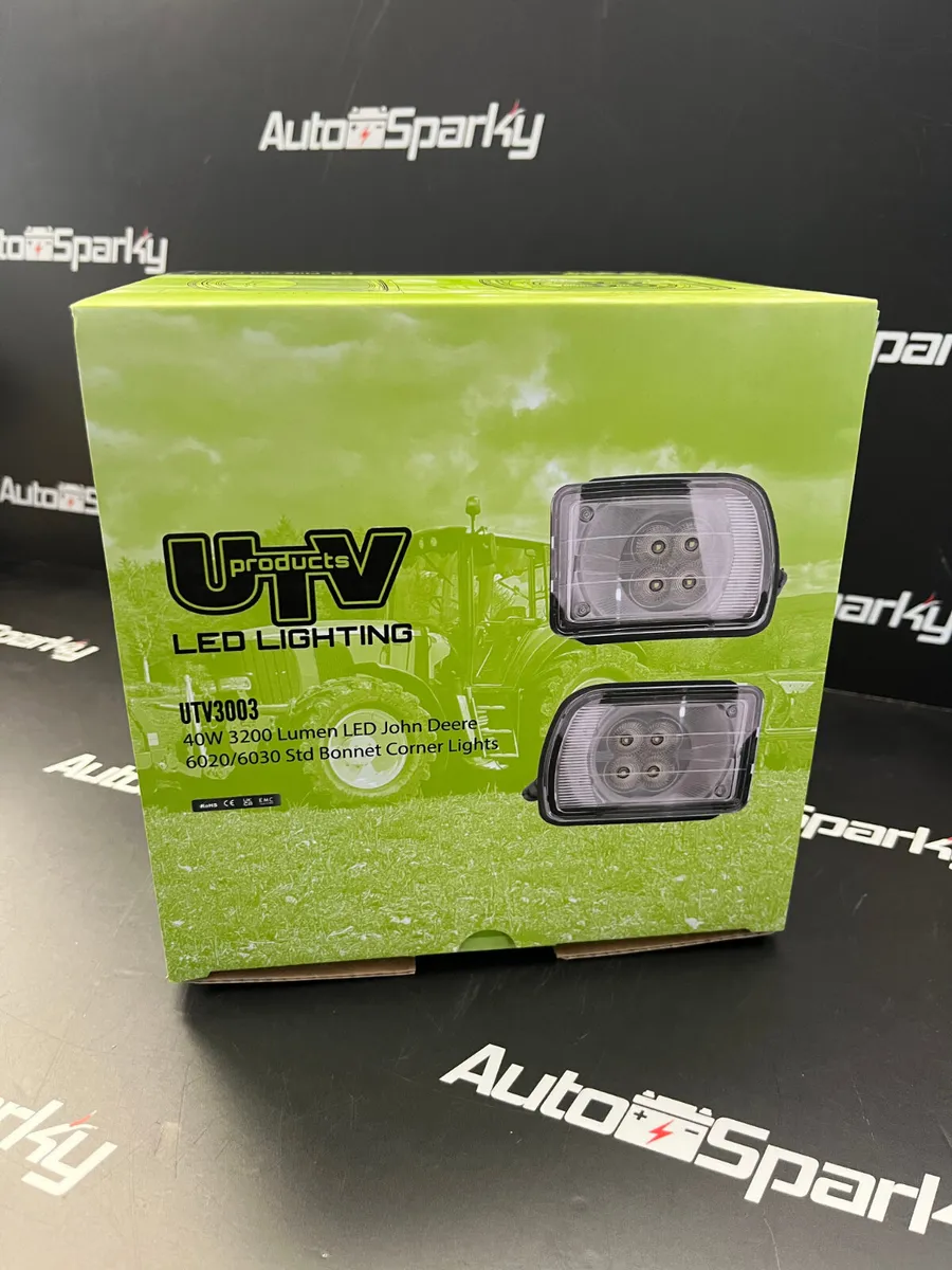 John Deere 6020/6030 Std LED Bonnet Corner Lights - Image 2